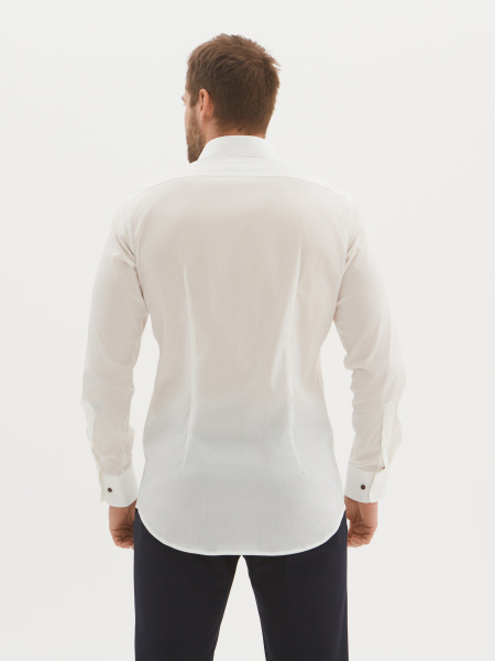 Сорочка Dave Raball цвета айвори Super Slim fit 000251 