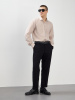 Сорочка Dave Raball Regular fit в коричневую полоску 000277 