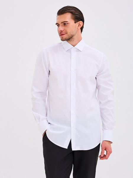 Рубашка Dave Raball Slim fit белая  000336 SF 