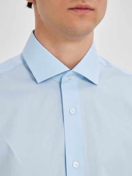 Рубашка Dave Raball Classic fit  голубая 000311 CF 