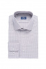 Фиолетовая сорочка Dave Raball микроклетка Slim fit 009423