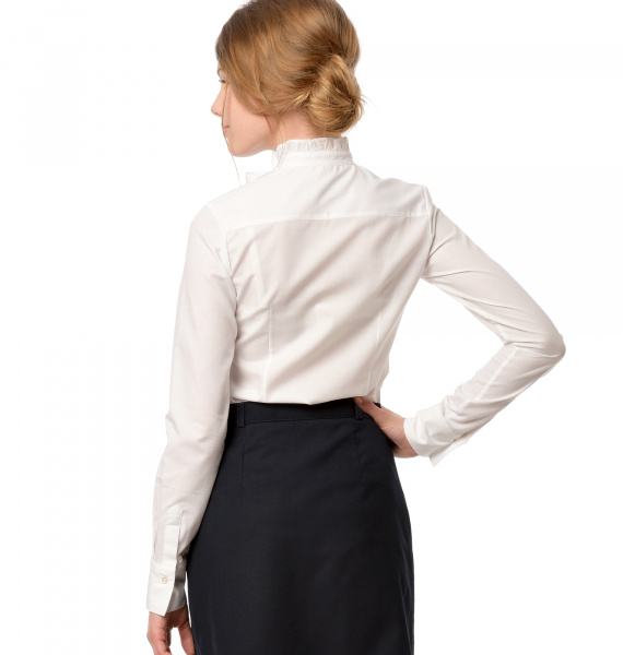 Белая блузка Colletto Bianco Junior Girl с бантом 007349 