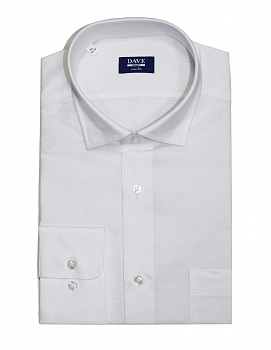 Белая сорочка Dave Raball Slim fit 011097