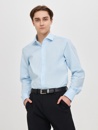 Рубашка Dave Raball Regular fit голубая 000304 RF 
