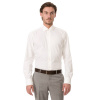 Сорочка Dave Raball Regular fit цвета айвори из структурной ткани 008294