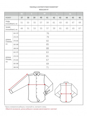 Малиновая рубашка Colletto Nuovo Regular fit воротник на пуговицах, карман 012185 