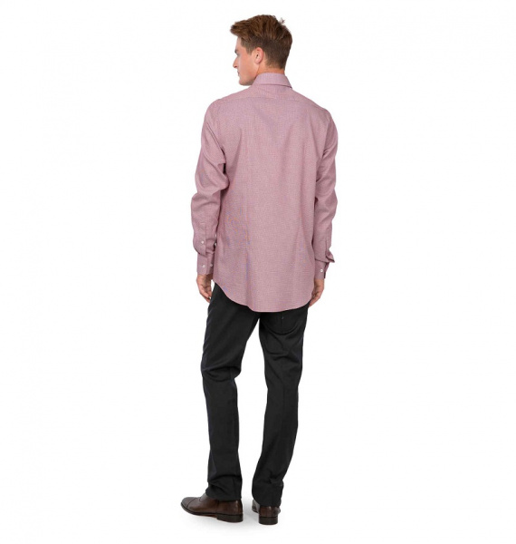 Бордовая сорочка Dave Raball Slim fit 009718 SF 