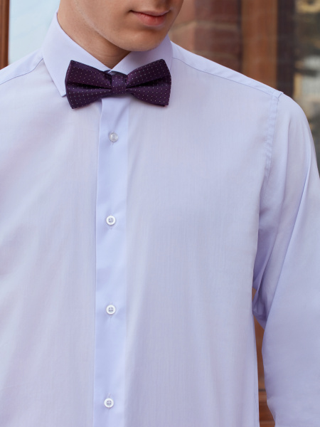 Сорочка Dave Raball сиреневая Slim fit 000256 