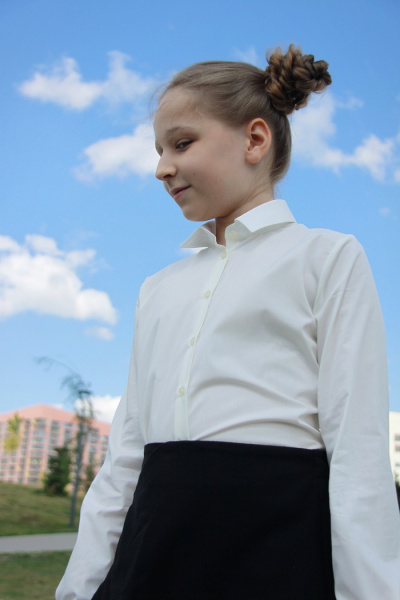 Молочная сорочка Colletto Bianco Junior Girl 000174 