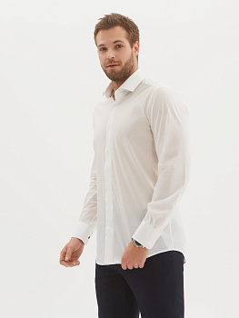Сорочка Dave Raball цвета айвори Super Slim fit 000251