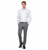 Голубая сорочка Colletto Bianco Slim fit 009562 SF 