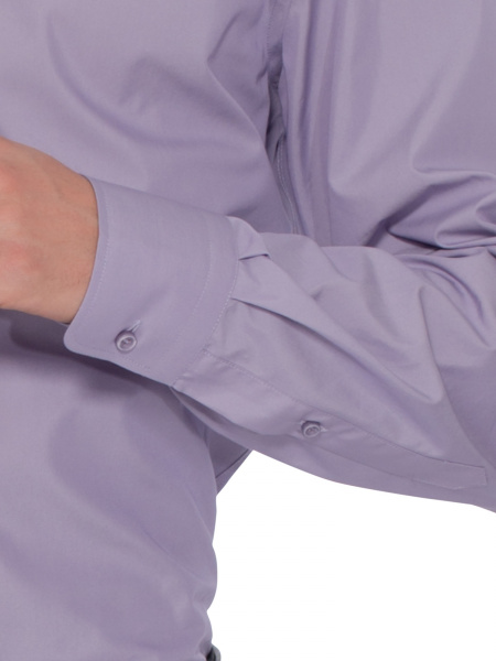 Сиреневая сорочка Dave Raball Slim fit 004795 