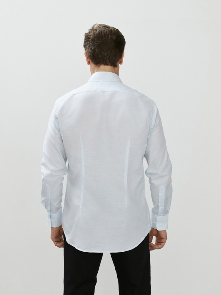 Сорочка Colletto Nuovo Slim fit голубой меланж 000296 